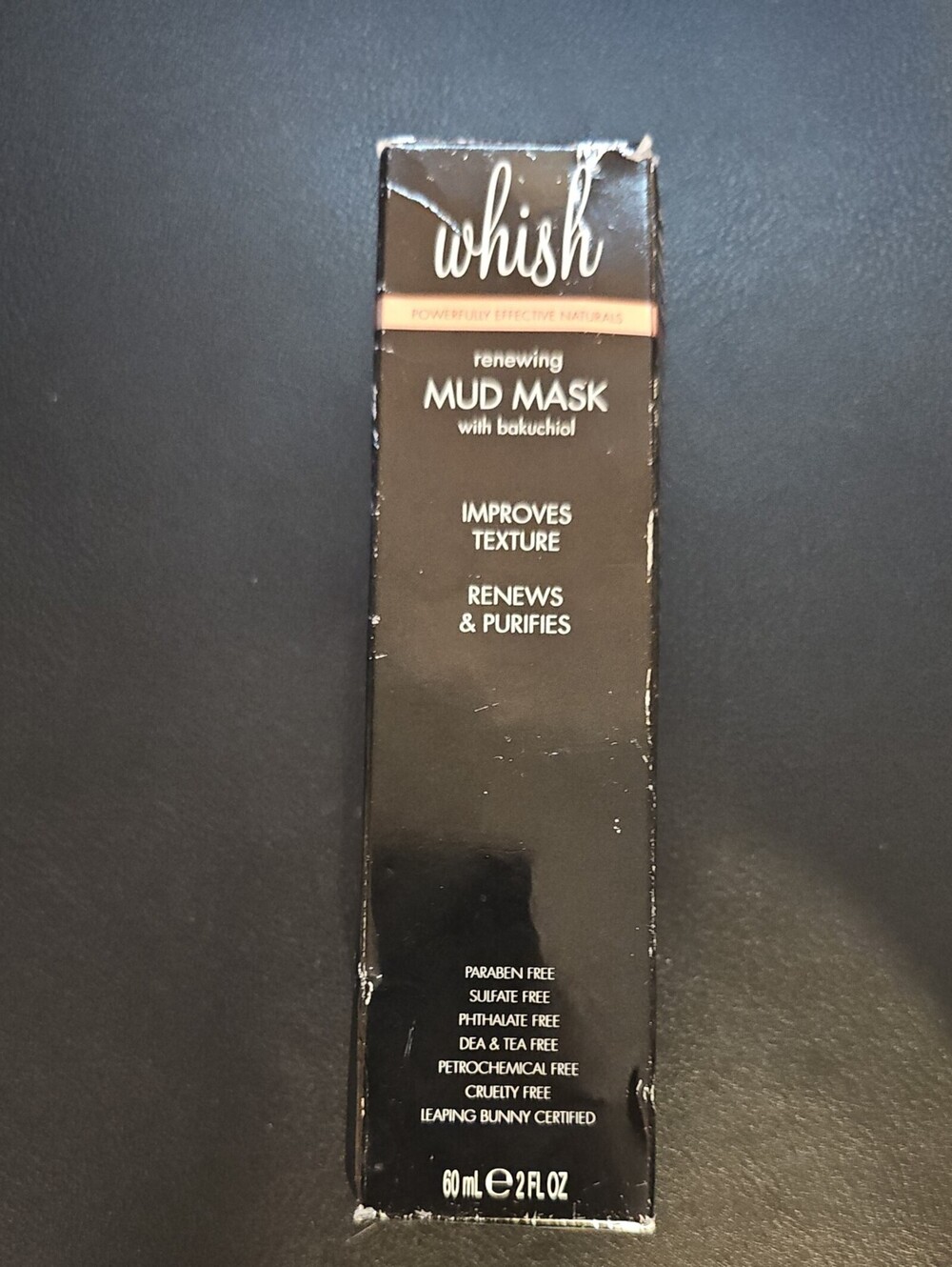 new Whish Renewing Mud Mask with Bakuchiol Full Size Rose Hip Oil 2 oz